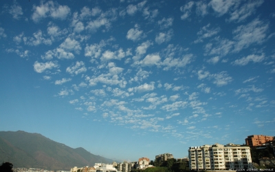 Altocumulus sobre Caracas